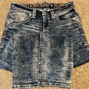 Rock Revival Distressed Denim Shorts